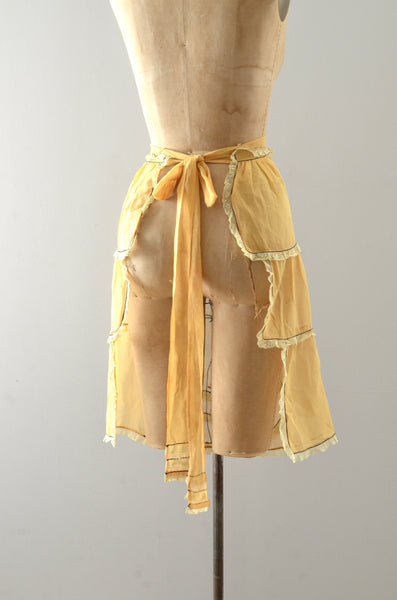 1920s Embroidered Apron