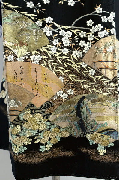 "Kuro" Garden kimono