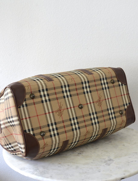 Burberry Nova Check Weekender Duffle Bag