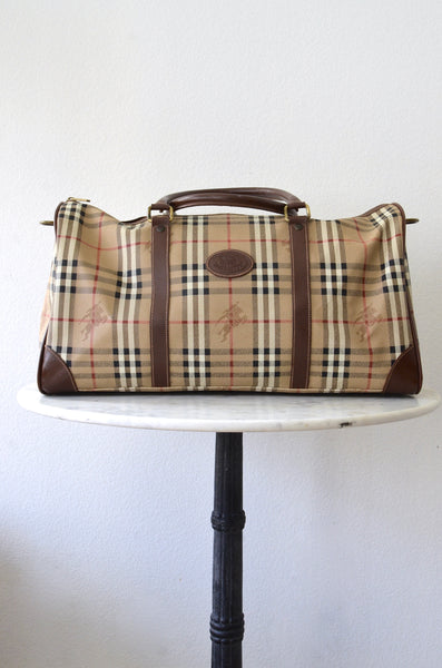 Burberry Nova Check Weekender Duffle Bag