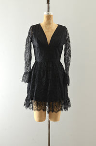 Vintage 1960s Mini Lace Dress