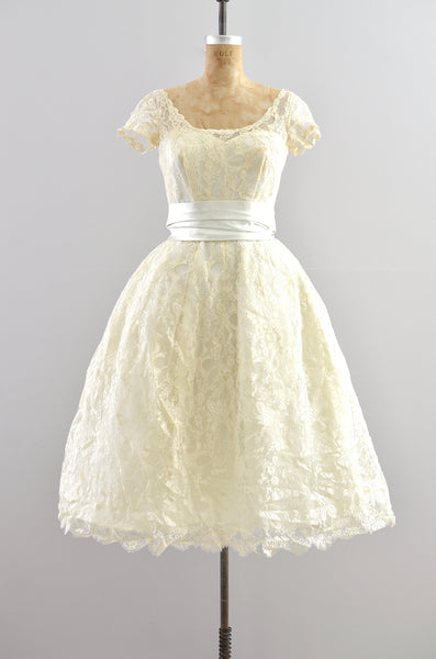 Vintage 1950s Lace Dress
