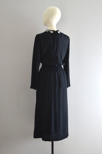 Vintage Karin Stevens Soutache Dress