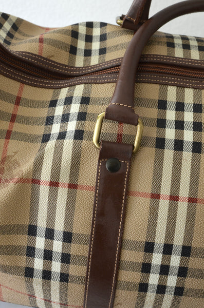 Burberry Nova Check Weekender Duffle Bag