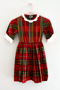 Vintage 1950s Plaid Dress