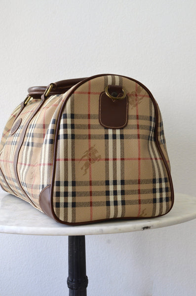 Burberry Nova Check Weekender Duffle Bag