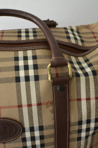 Burberry Nova Check Weekender Duffle Bag