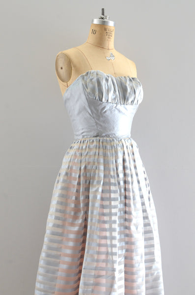 Vintage 1950s Strapless Dress