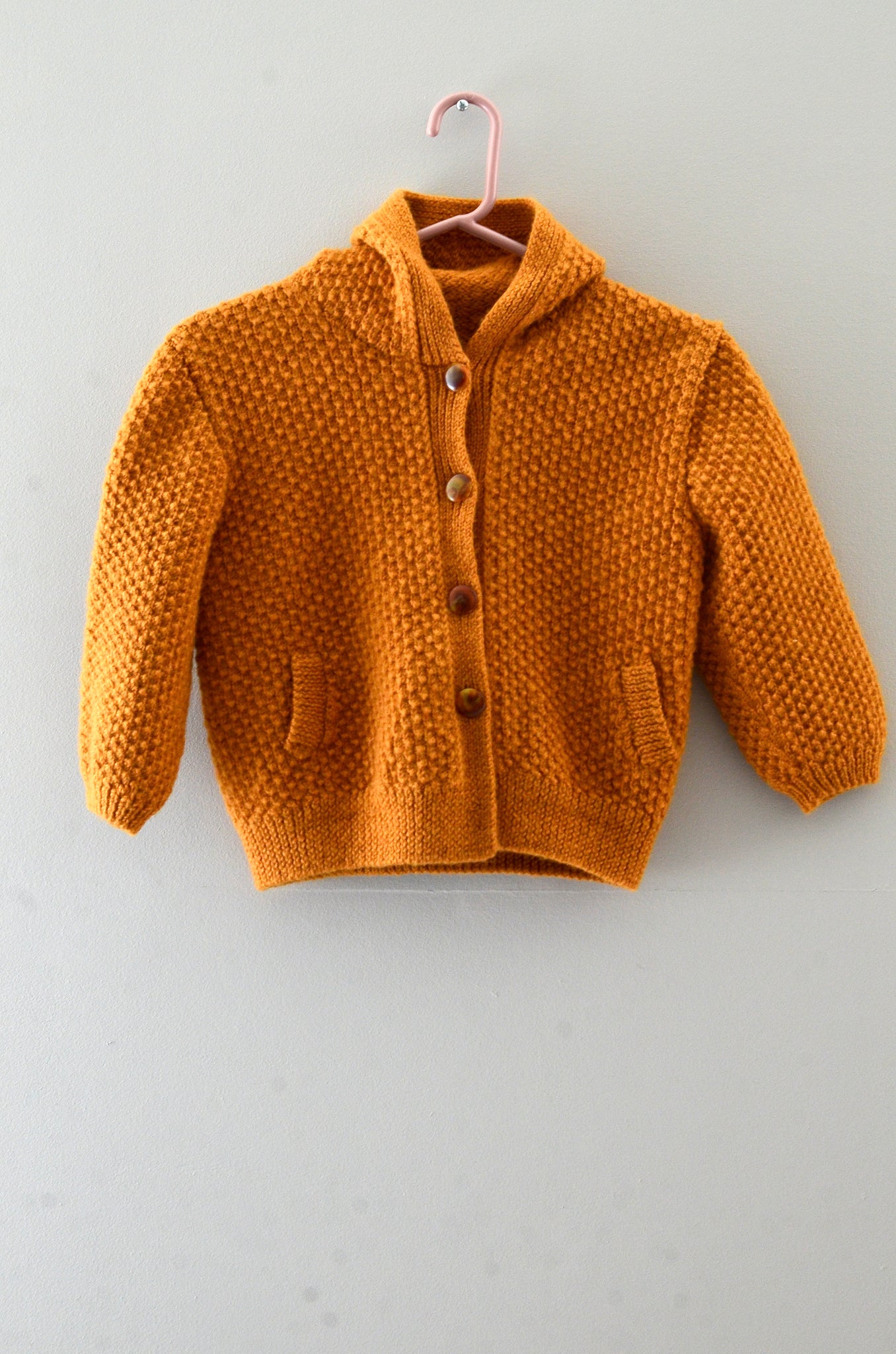 Vintage 1950s Mustard Wool Sweater