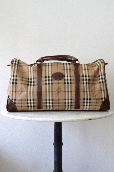 Burberry Nova Check Weekender Duffle Bag