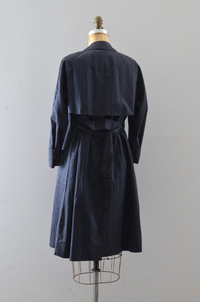 Burberry Blue Trench Coat