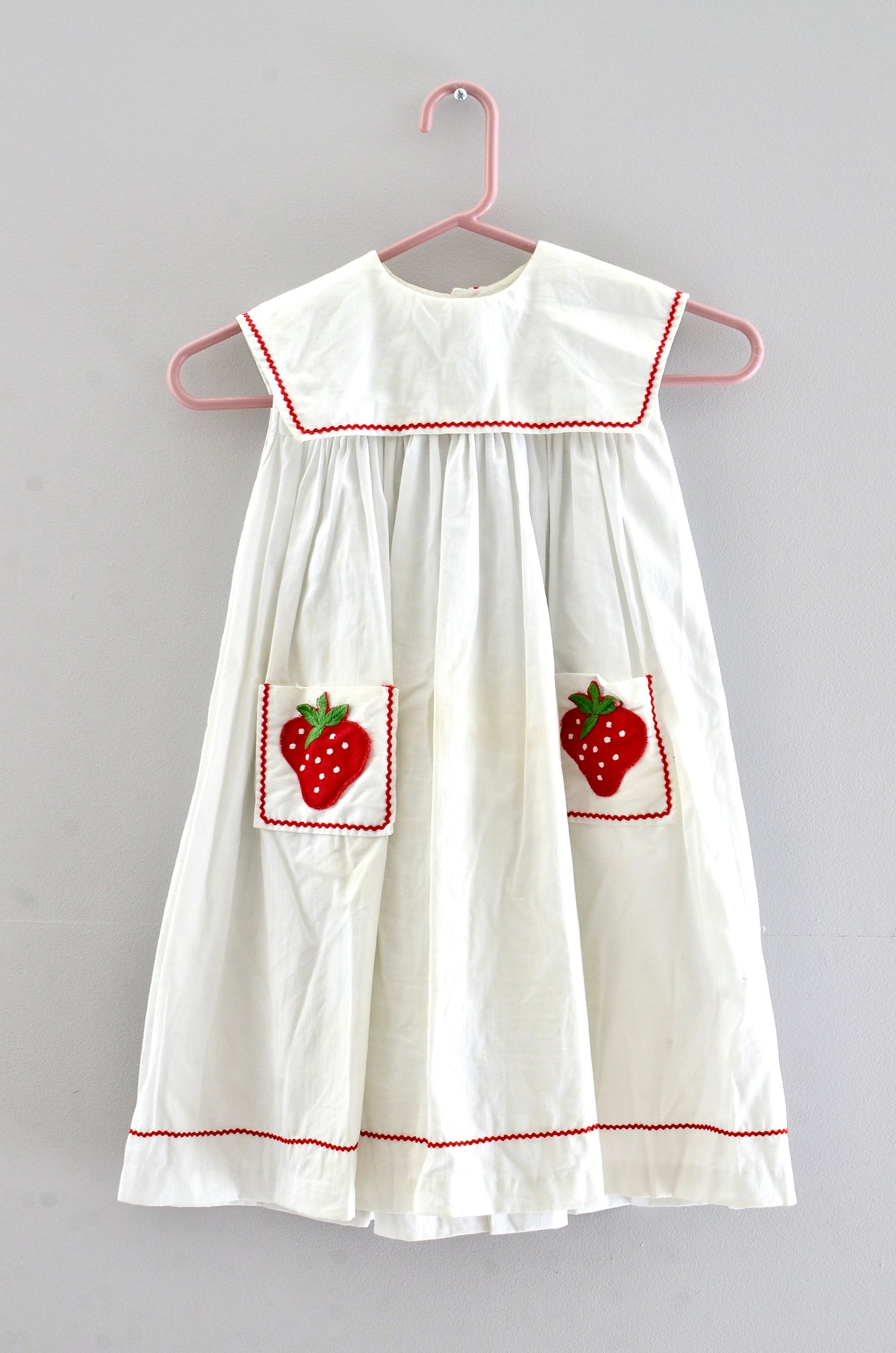 Vintage 1950s Strawberry Dress