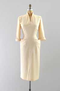 Vintage 1940s Sheath Dress