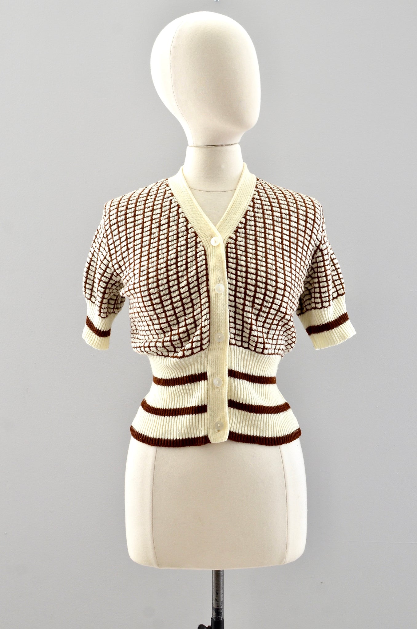 Vintage 70s Knit Blouse