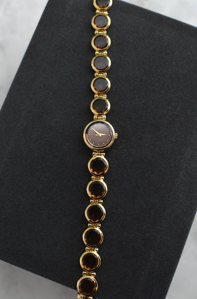 Rare Lassale Faceted Dainty Watch Bracelet Style