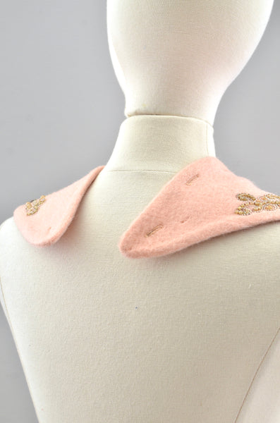 1950s Wool Collar