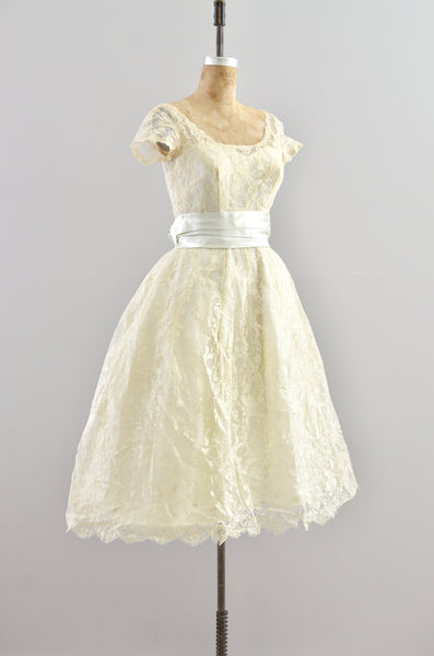 Vintage 1950s Lace Dress