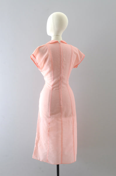 Vintage 1950s Seersucker Dress