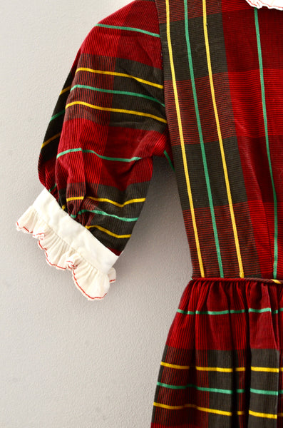 Vintage 1950s Plaid Dress