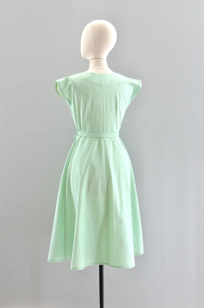 Vintage 1950s Surplice Dress