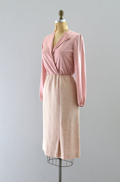 Vintage 70s Blush Dress