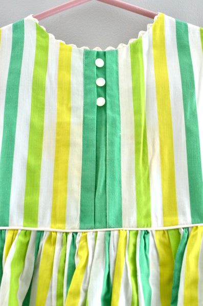 Vintage 1950s Striped Dress