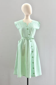 Vintage 1950s Surplice Dress