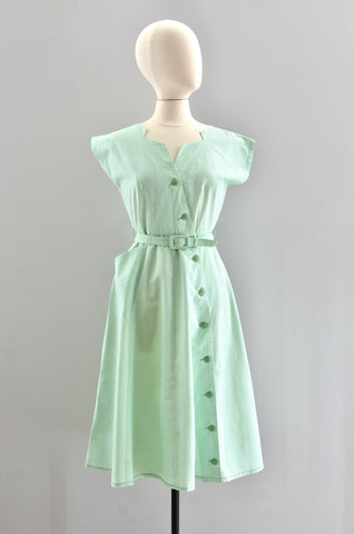 Vintage 1950s Surplice Dress