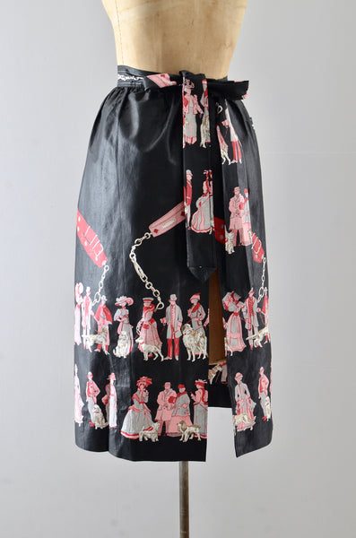 1950s Novelty Print Apron