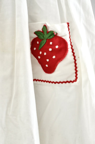 Vintage 1950s Strawberry Dress