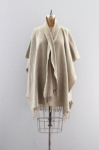 Vintage Wool Poncho