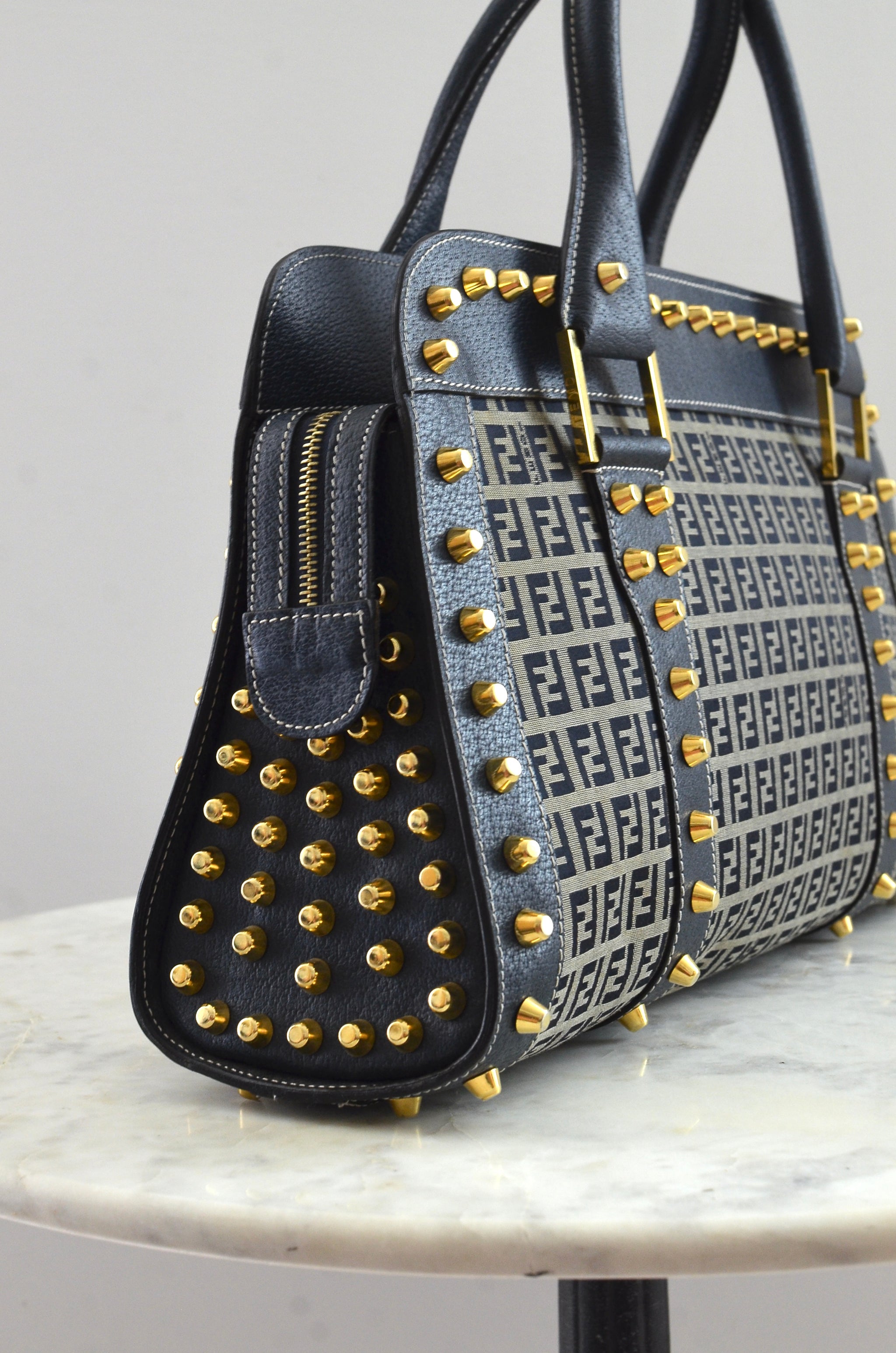 Fendi studded bag best sale