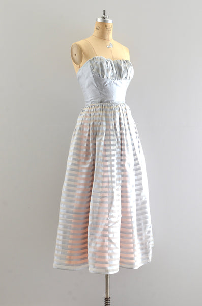 Vintage 1950s Strapless Dress