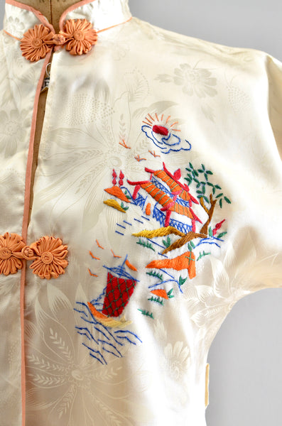 Vintage 1940s Oriental Top