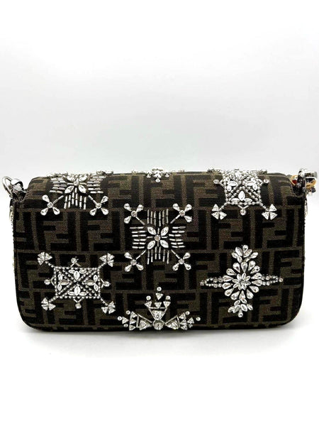 Limited Edition Fendi Crystal Baguette