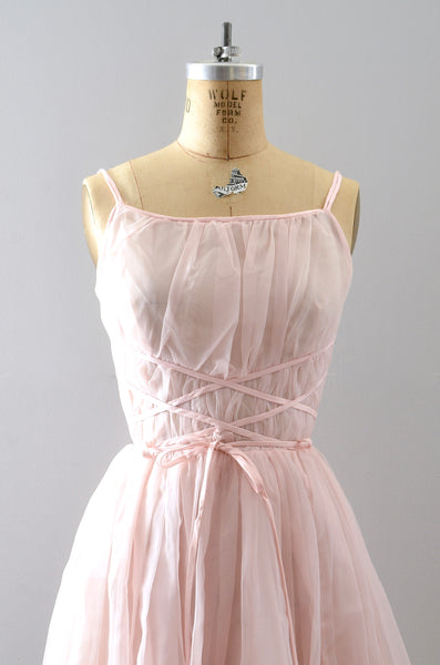 Vintage 1940s Ballet Pink Dress