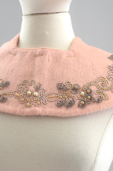 1950s Wool Collar