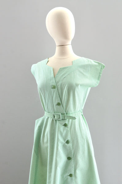 Vintage 1950s Surplice Dress