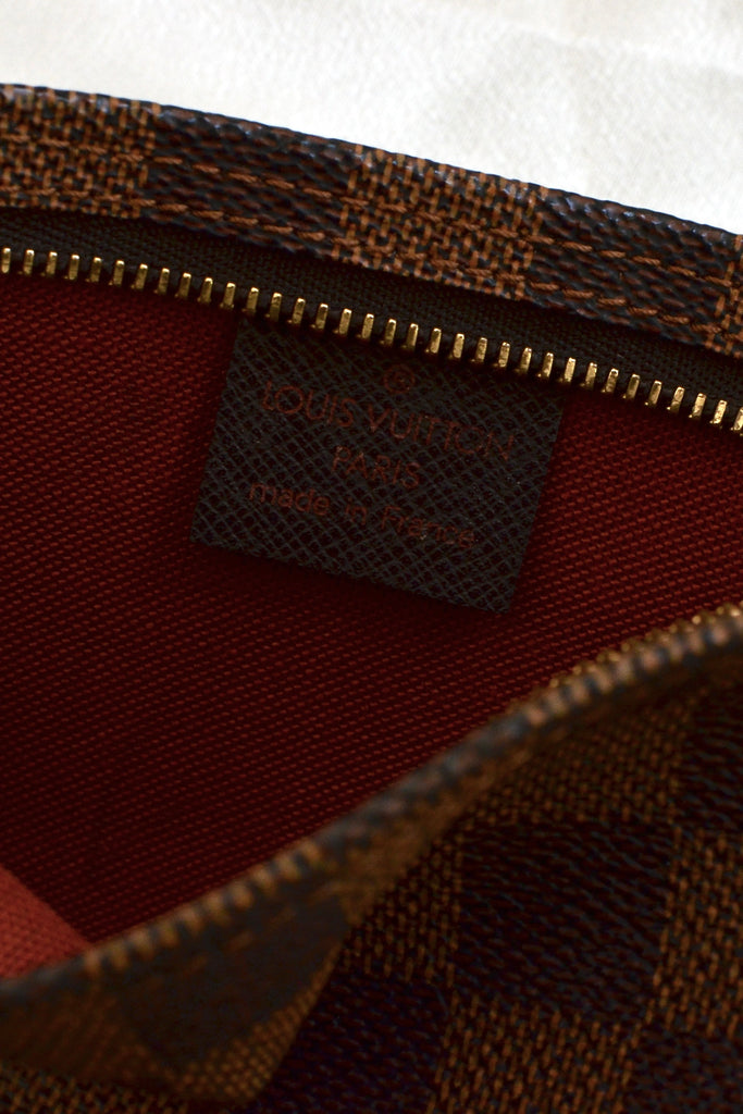 Louis Vuitton Damier Ebene Trousse Pochette Handbag