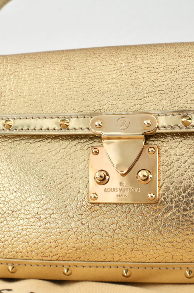 22434 Authentic Louis Vuitton Suhali Mini Lockit Gold Color -  Sweden