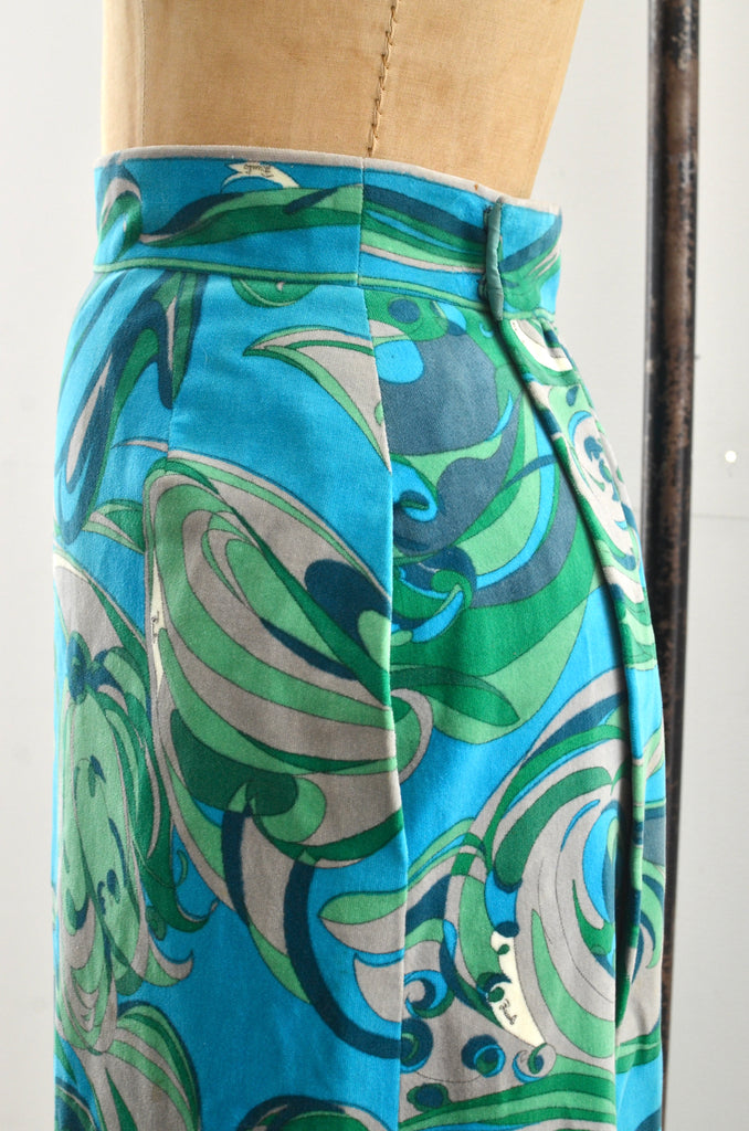1960s Emilio Pucci Printed Skirt