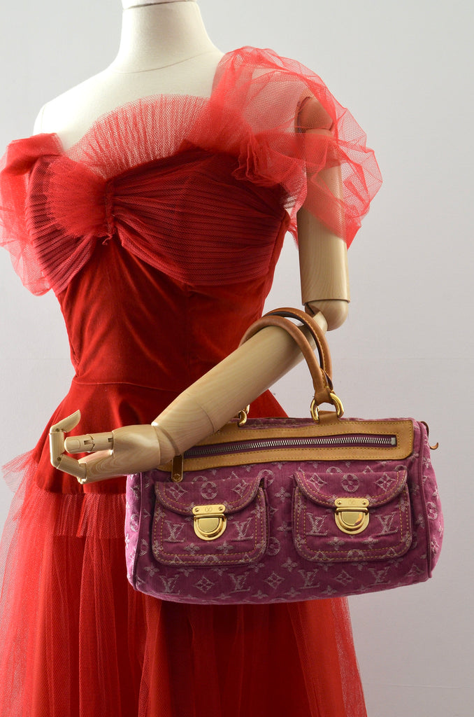 Louis Vuitton, Bags, Rare Red Speedy Louis Vuitton